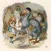 Alice in Wonderland with dodo, illustration by John Tenniel
